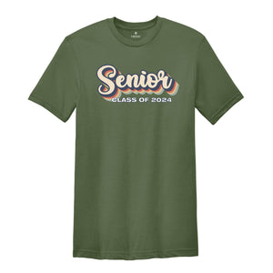 Vintage Senior 2024 T-shirt, Senior 2024 Shirt, Class Of 2024 Shirt, Graduation 2024 Shirt, Graduation Shirt, Class of 2024