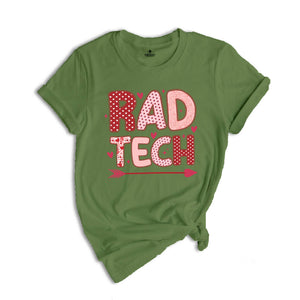 RAD Tech Valentine's Day Shirt,Radiology Department V-day Hearts Work Tshirt,Xray Tech Gifts,RAD Tech Gift,Radiology Tech Group Tees