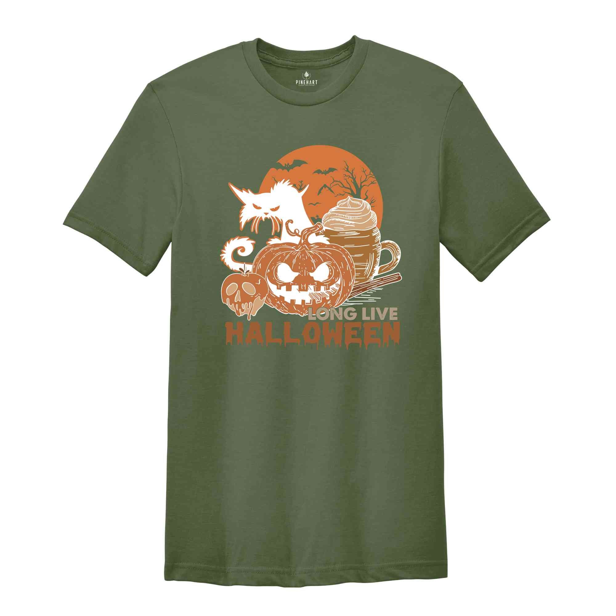 Long Live Halloween T-Shirt, Retro Halloween Shirt, Vintage Halloween Shirt, Retro Halloween, Spooky Season Tee, Pumpkin Shirt