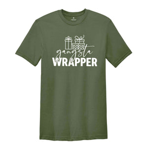 Gangsta Wrapper Shirt, Funny Christmas Shirt, Holiday Shirt, Cute Christmas Shirt, Christmas Shirt, Christmas Gift, Christmas Party Shirt