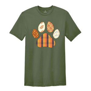 Fall Paws Shirt, Dog Paw Fall Vibes Shirt, Fall Season Shirt, Dog Lover Shirt, Dog Mom Shirt, Happy Autumn Dog Shirt, Paw Thanksgiving Shirt