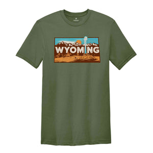 Retro State Of Wyoming Shirt, State Of Wyoming Shirt, State Shirt, Wyoming Shirt, Wyoming Lover Shirt, Family Trip Shirt, Travel Shirt