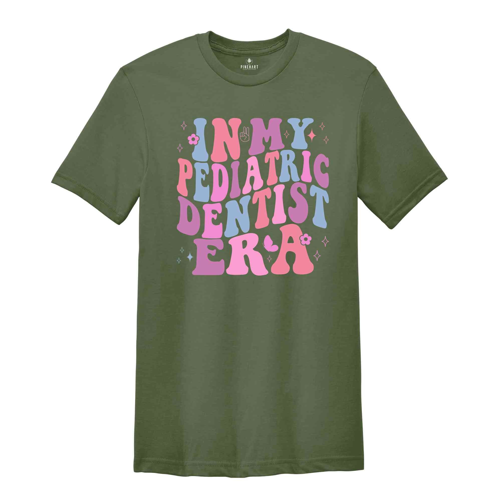 In My Pediatric Dentist Era Shirt, Dental Assistant Shirt, Dental Hygienist Gifts, Cute Dentist Shirts, Dental Student Gifts, Dental Hygenie