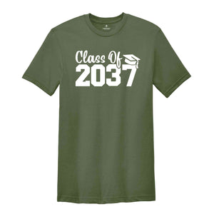 Class of 2037 Shirt, Growing Up Shirt, School Shirt, Graduation Gift, 2037 Shirt, Last Day Of School, Class of 2037, Class Of 2037 Tee