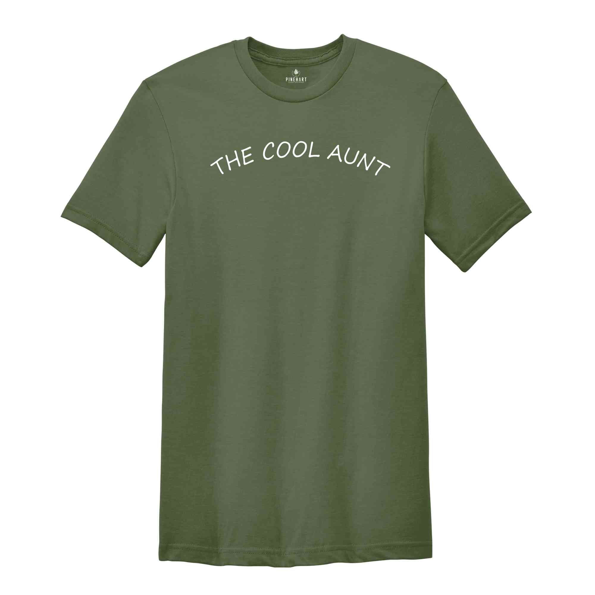 The Cool Aunt T-Shirt, Aunts Club Shirt, Favorite Aunt Tee, Aunt Birthday Gifts, Auntie Shirt, Cool Aunt Shirt