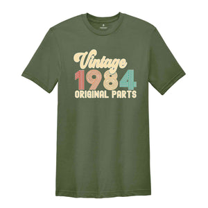 40th Birthday Shirt, Vintage 1984 Shirt, 40th Birthday Gift, 40 Years Birthday Shirt, 1984 Birthday Shirt, Retro 40th Birthday Tee