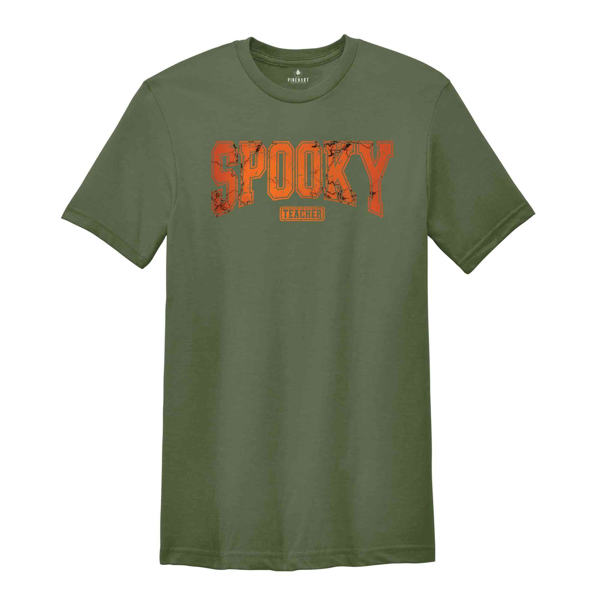 Spooky Teacher Shirt, Spooky Vibes Shirt, Gift For Teacher, Teacher Shirt, Halloween Shirt, Halloween Gift For Teacher, Stay Spooky Shirt