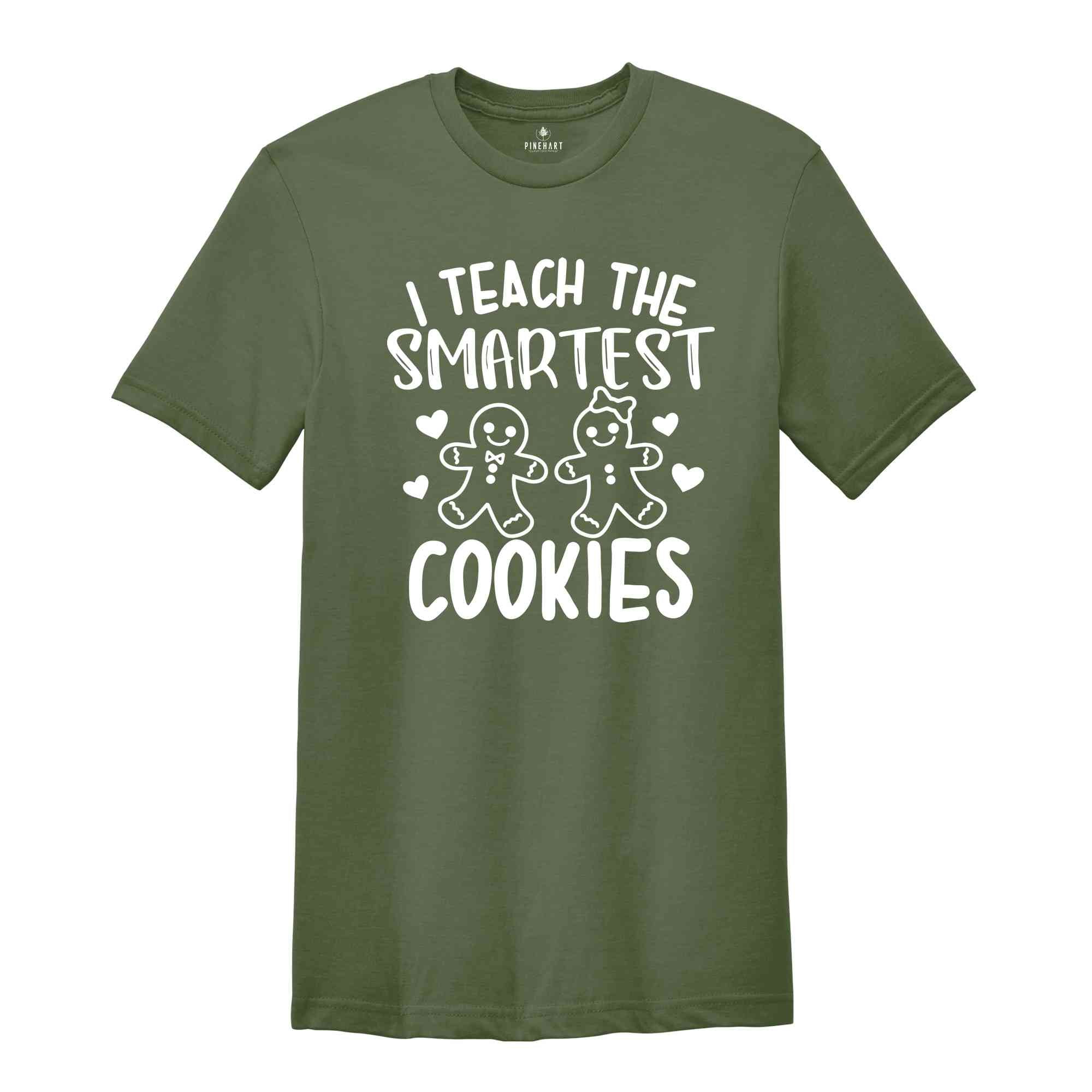 Baking Bright Minds, Smart Cookies, Teacher Christmas Shirt