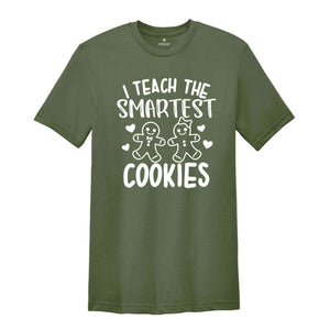 Baking Bright Minds, Smart Cookies, Teacher Christmas Shirt