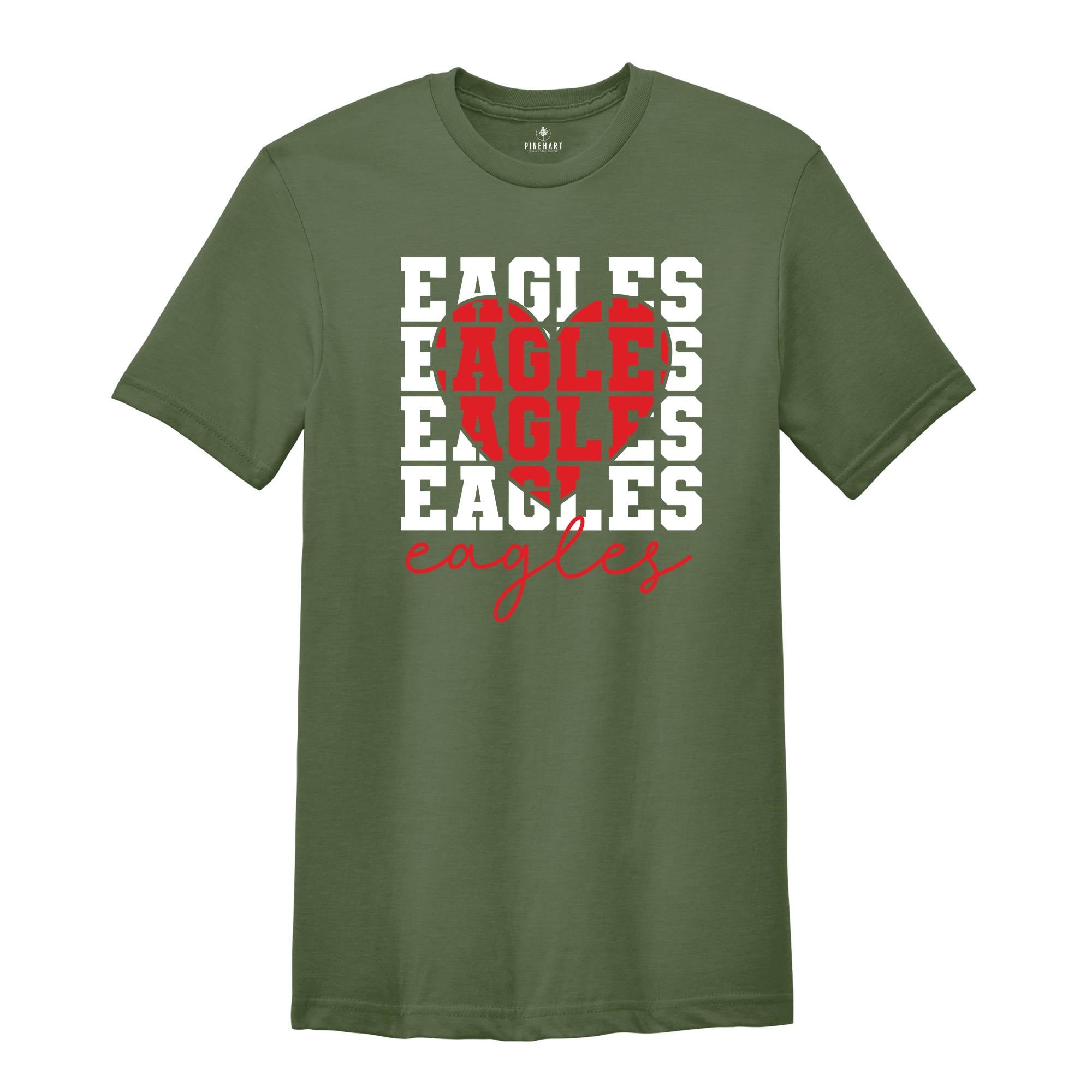 Team Mascot Shirt, Eagles Team Shirt, Eagles Football Shirt, Eagles Fan Shirt, Eagles School Shirt, Eagles School Spirit, Eagle Mascot Shirt