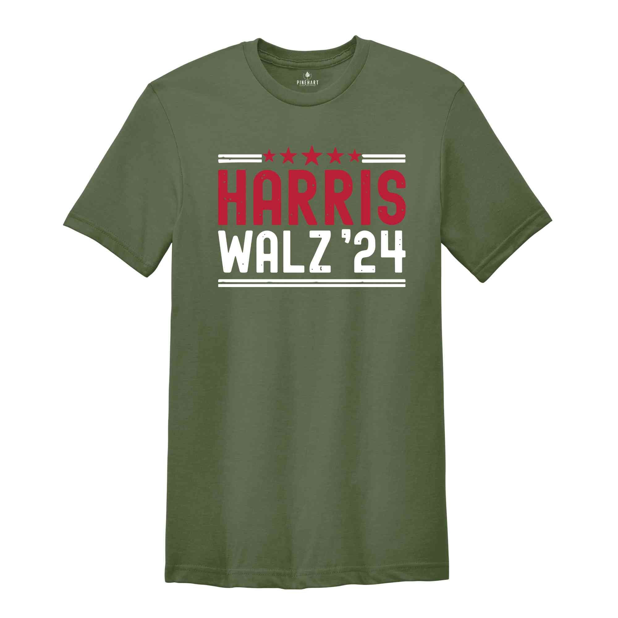 Harris Walz '24 Shirt, Kamala Walz Shirt, Madam President Tee, Kamala Shirt, Harris Walz Shirt, Usa Elections 2024