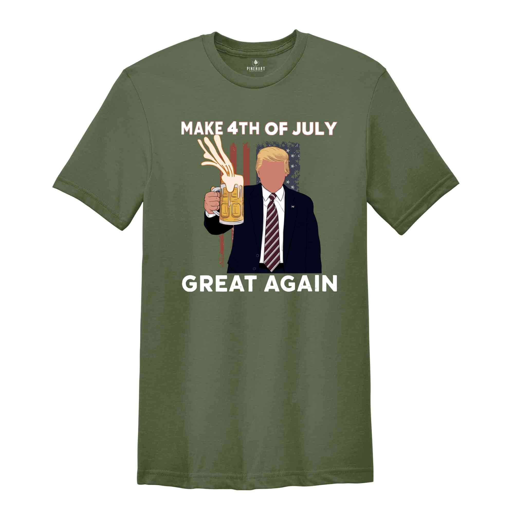 Make 4th of July Great Again Shirt, Funny 4th of July Shirt, Ultra Trump Shirt, 4th of July Trump, Funny Republican Shirt, Trump 2024 Shirt