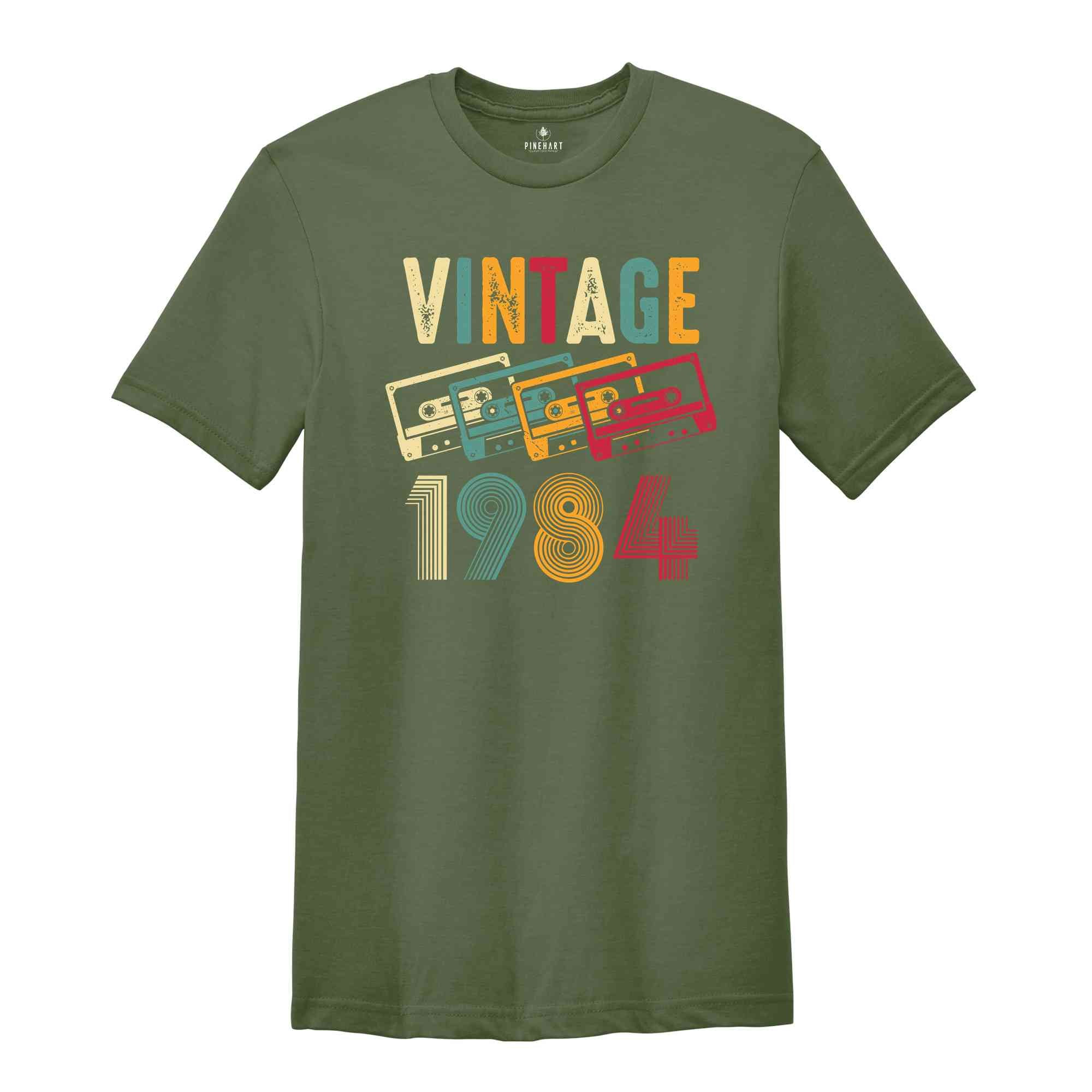 40th Birthday Shirt, Vintage 1984 Shirt, Vintage 1984 Shirt, 40th Birthday Gift, 40th Birthday Party, 40th Birthday Friend