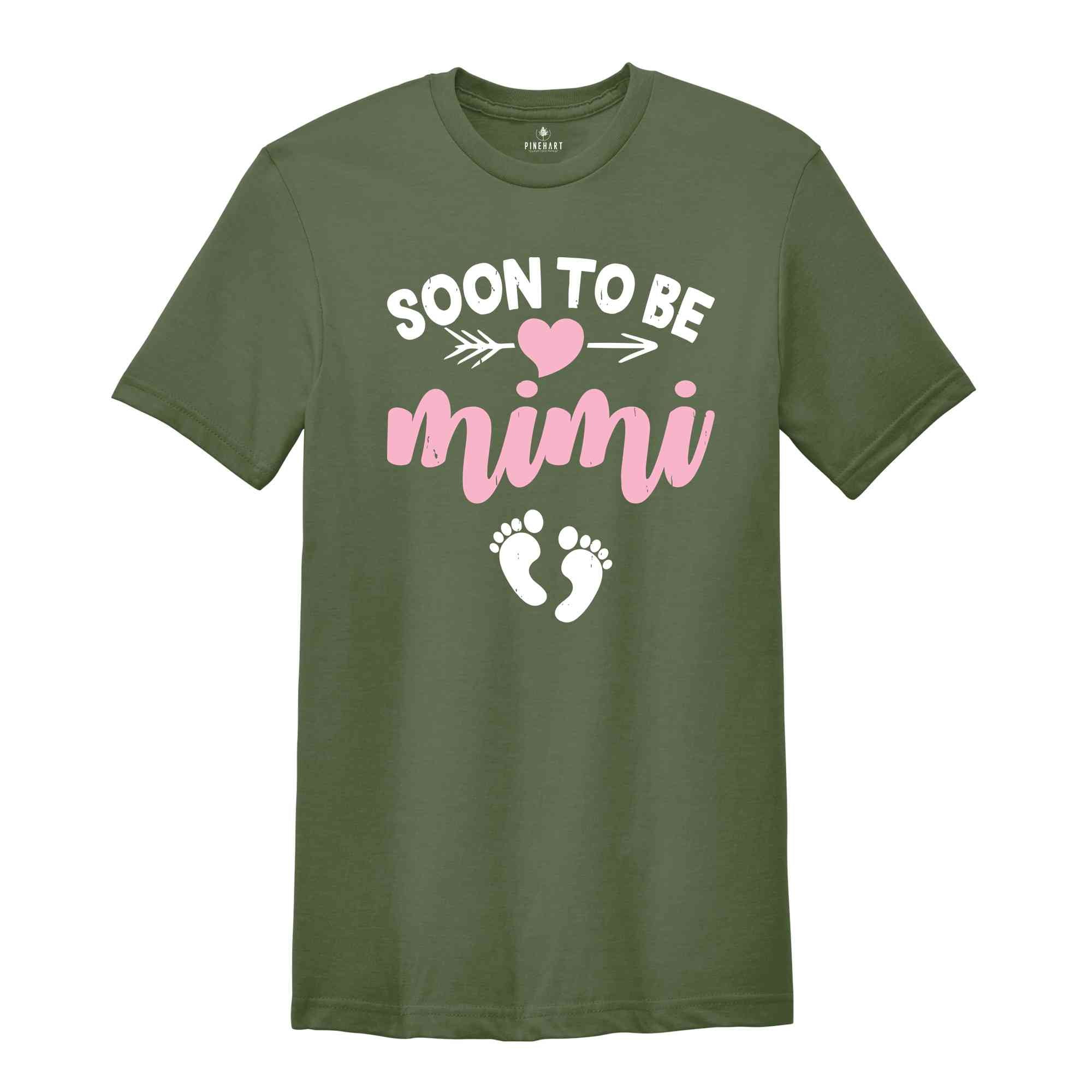 Soon To Be Mimi T-Shirt, Grandma T-Shirt, Grandma To Be Shirt, New Grandma Shirt, Baby Announcement, Grandma Gifts