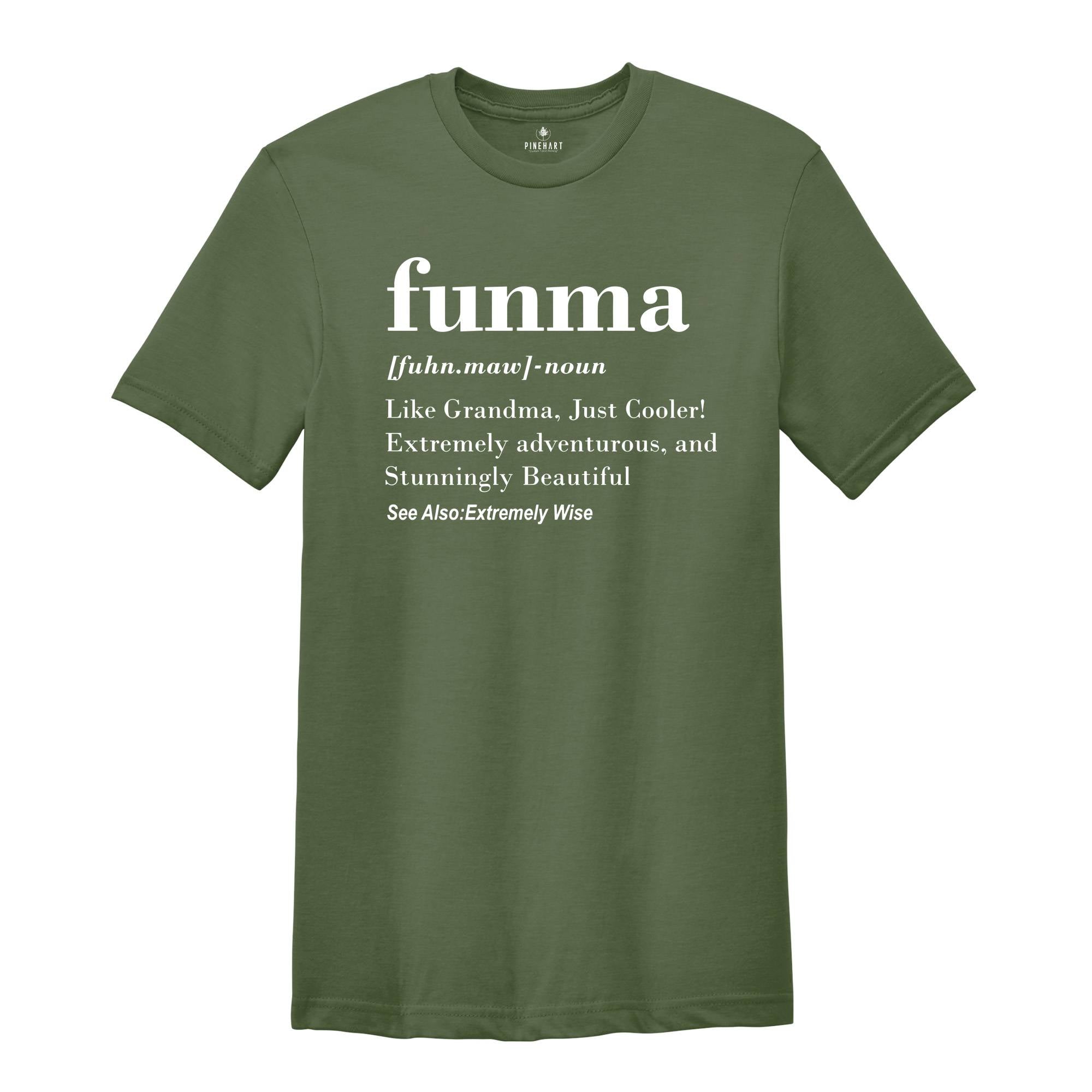 Funma Shirt, Funny Grandma Shirt, Gift For Grandma, Grandma Shirt, Grandma Gift, Mothers Day Gift, Pregnancy Announcement Grandparents