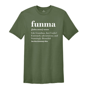 Funma Shirt, Funny Grandma Shirt, Gift For Grandma, Grandma Shirt, Grandma Gift, Mothers Day Gift, Pregnancy Announcement Grandparents