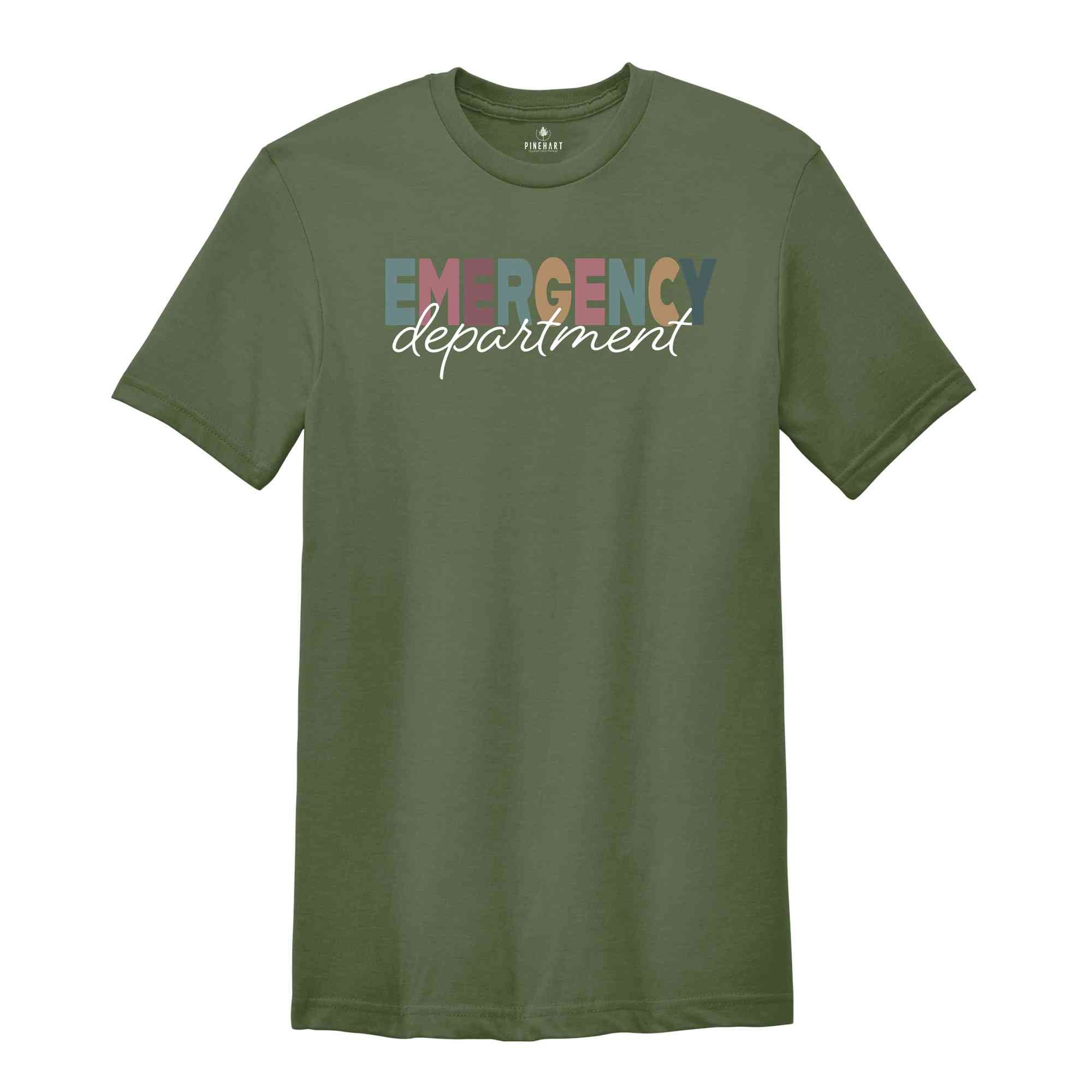 Emergency Department T-Shirt, ER Nurse Shirt, Nurse Shirt, Registered Nurse T-Shirt, Gifts For Nurse