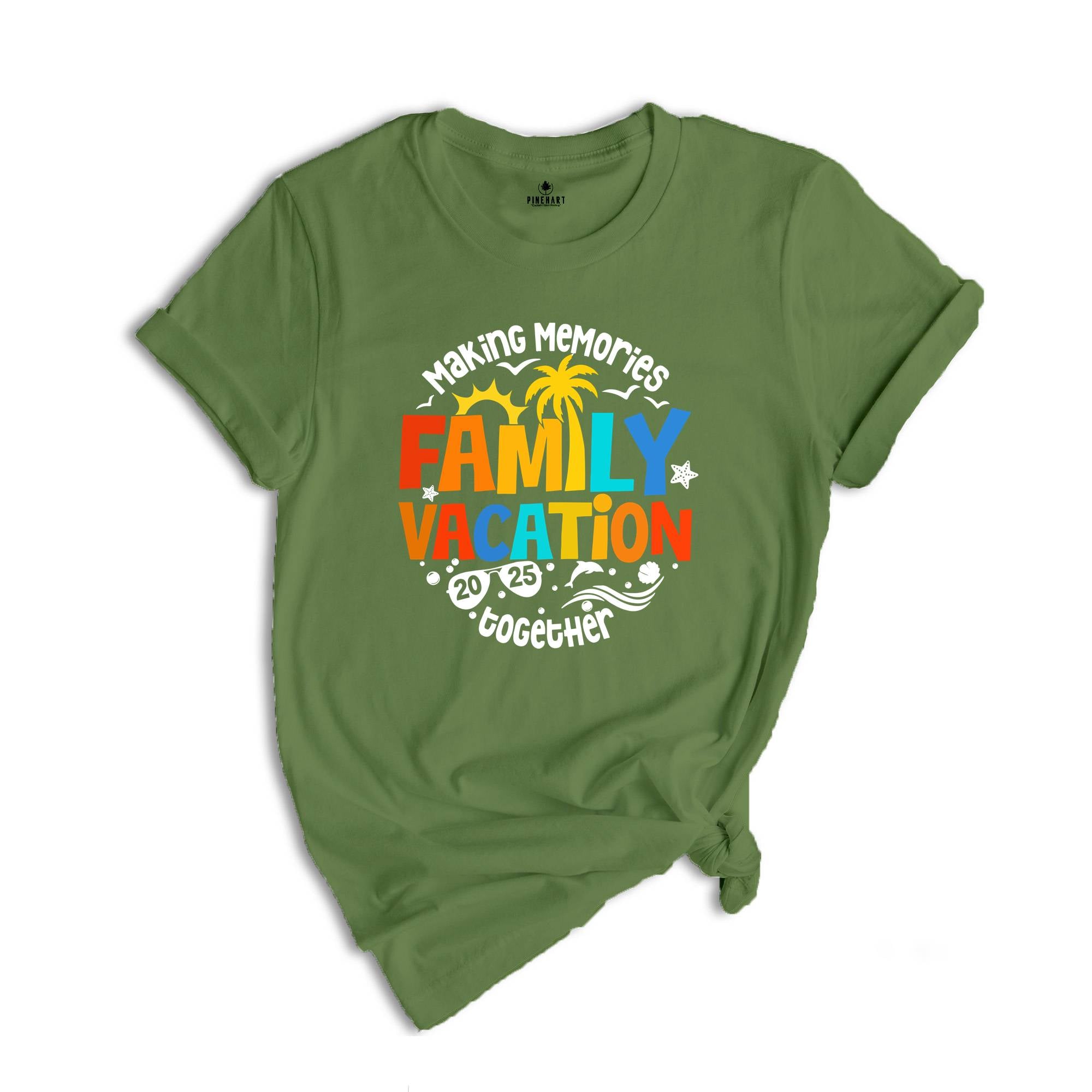 Family Vacation Shirt, Cute Family Matching Shirt, Family Trip T-Shirt, Family Vacation Gift Tee, Summer Vacation Shirts, Making Memories