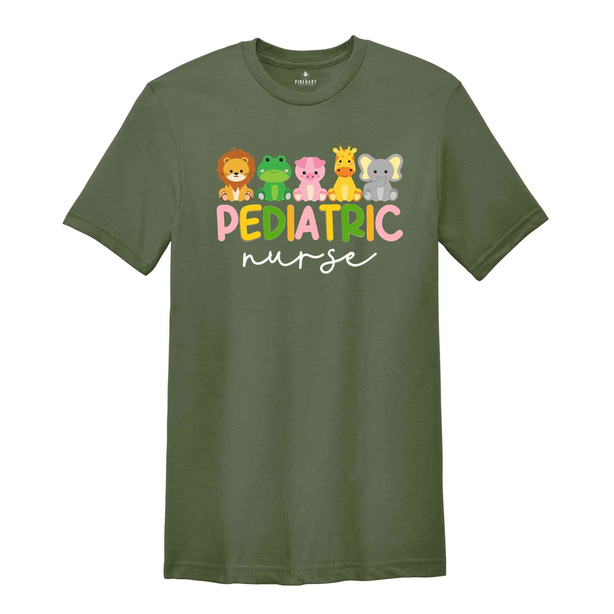 Pediatrics Nurse Shirt, Pediatrics Animal Shirt, PEDS Shirt, Peds Nurse Shirt, Cute Peds Crewneck, Pediatric Nurse Gift