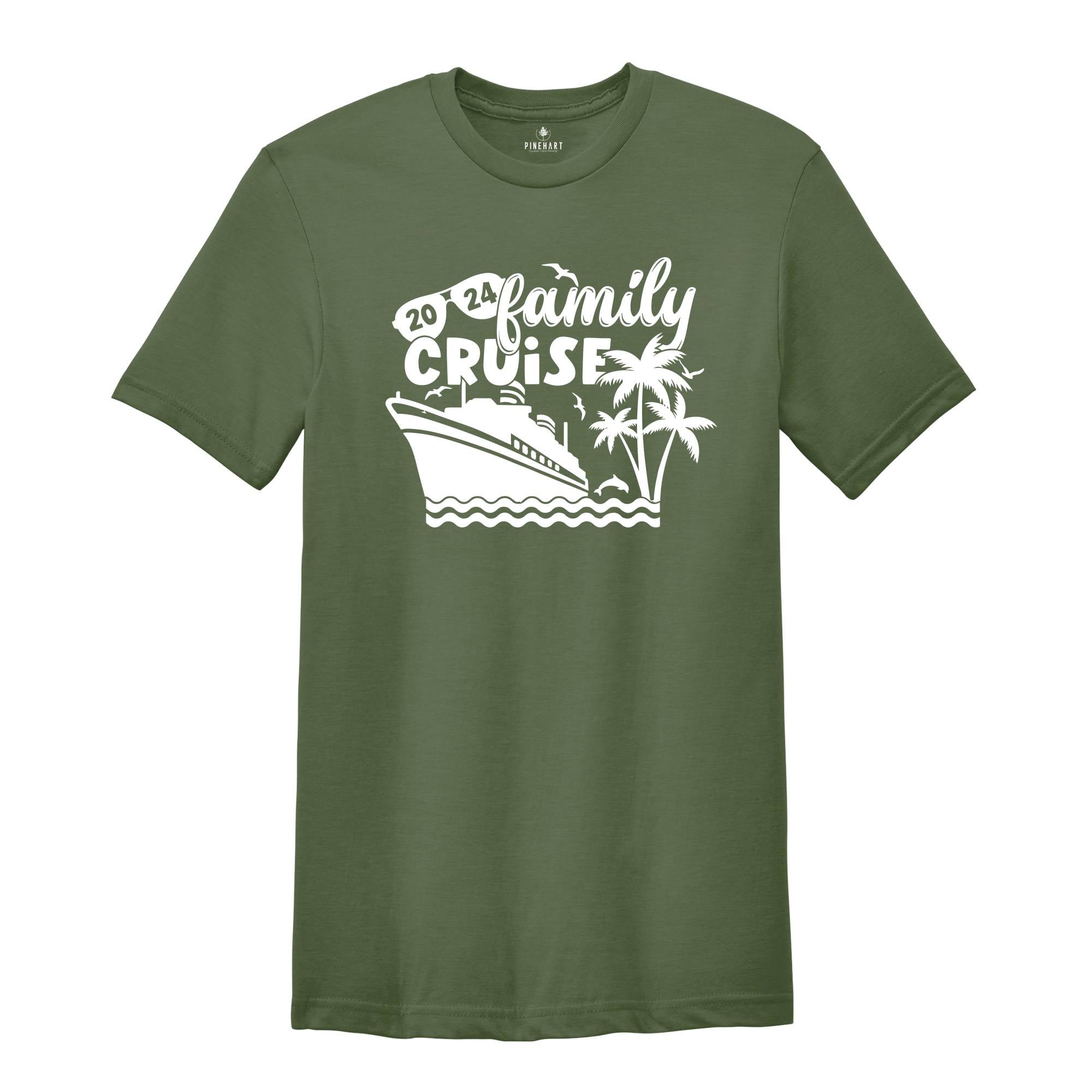 Family Cruise Shirt, Family Matching T-Shirt, Vacation Tee, Family Cruise 2024 Shirt, Beach Vacation Tee, Cute Family Matching Shirt