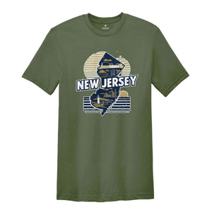 Retro State Of New Jersey Shirt, State Of New Jersey Shirt, State Tee, New Jersey Tee, New Jersey Lover Shirt, Family Trip Shirt, Travel Tee