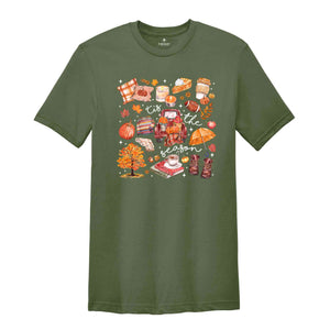 Tis The Season Shirt, Retro Fall Shirt, Autumn Shirt, Thanksgiving Shirt, Fall Vibes Shirt, Fall Autumn Shirt, Pumpkin Shirt