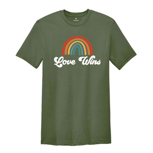 Love Wins Shirt, Rainbow Shirt, LGBT Shirt, Love Is Love Shirt, Equal Rights Shirt, LGBTQ Shirt, Gay Shirt, Lesbian Shirt