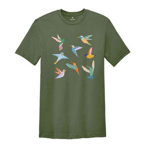 Bird Lover Shirt, Gift For Bird Lover, Birds T-Shirt, Nature Lover Shirt, Birds On Wire Shirt, Nature Shirt