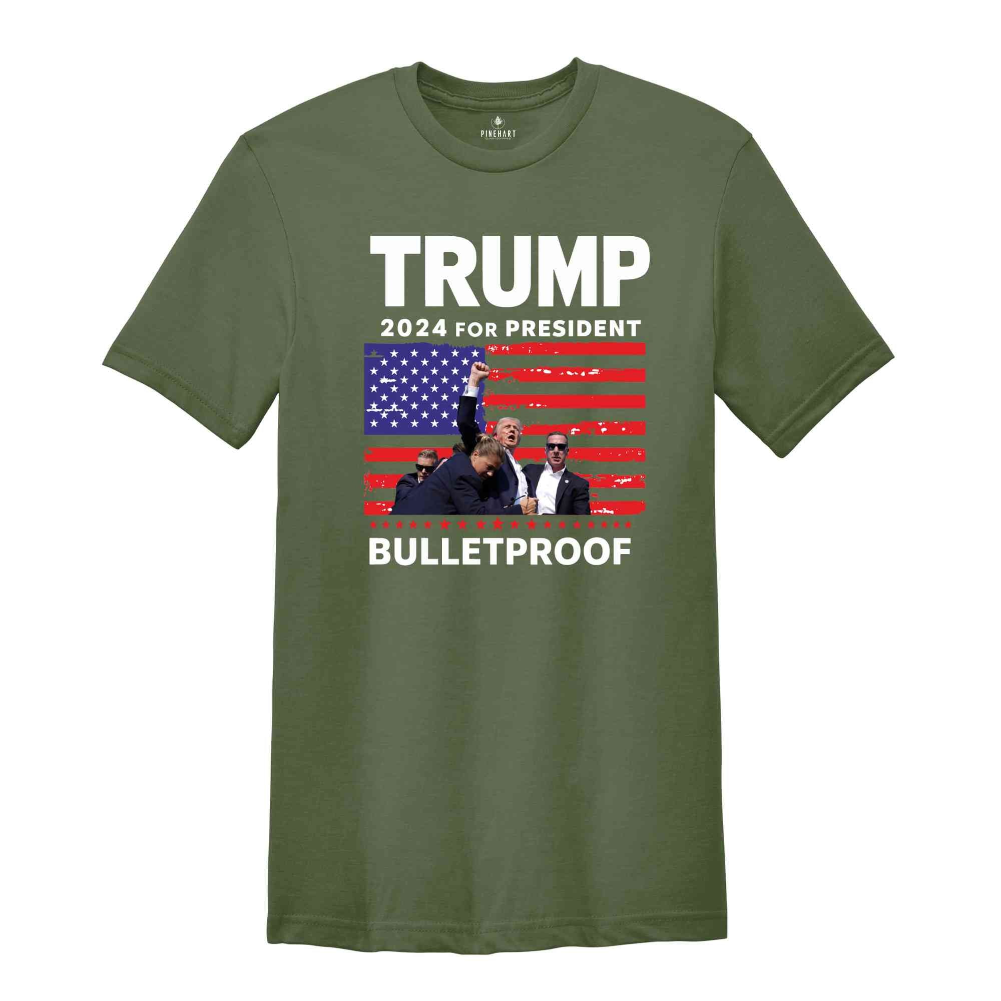 Trump assassination Shirt, Trump President Shirt, Trump 2024 Supporter Tee, Republicans Tee, Election USA 2024, MAGA Tee, free trump Shirt