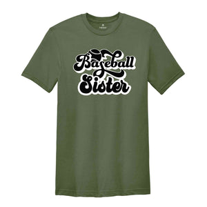 Baseball Sister Shirt, Softball Sister Shirt, Baseball Sister Tshirt, Baseball Fan Sister Shirt, Baseball Little Sister, Baseball Shirt