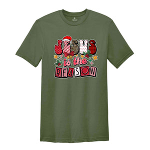 Jesus Is The Reason Shirt, Christmas Christian Shirt, Christmas Faith Shirt, Religious Shirt, Christmas Party Shirt, Jesus Shirt, Xmas Gift