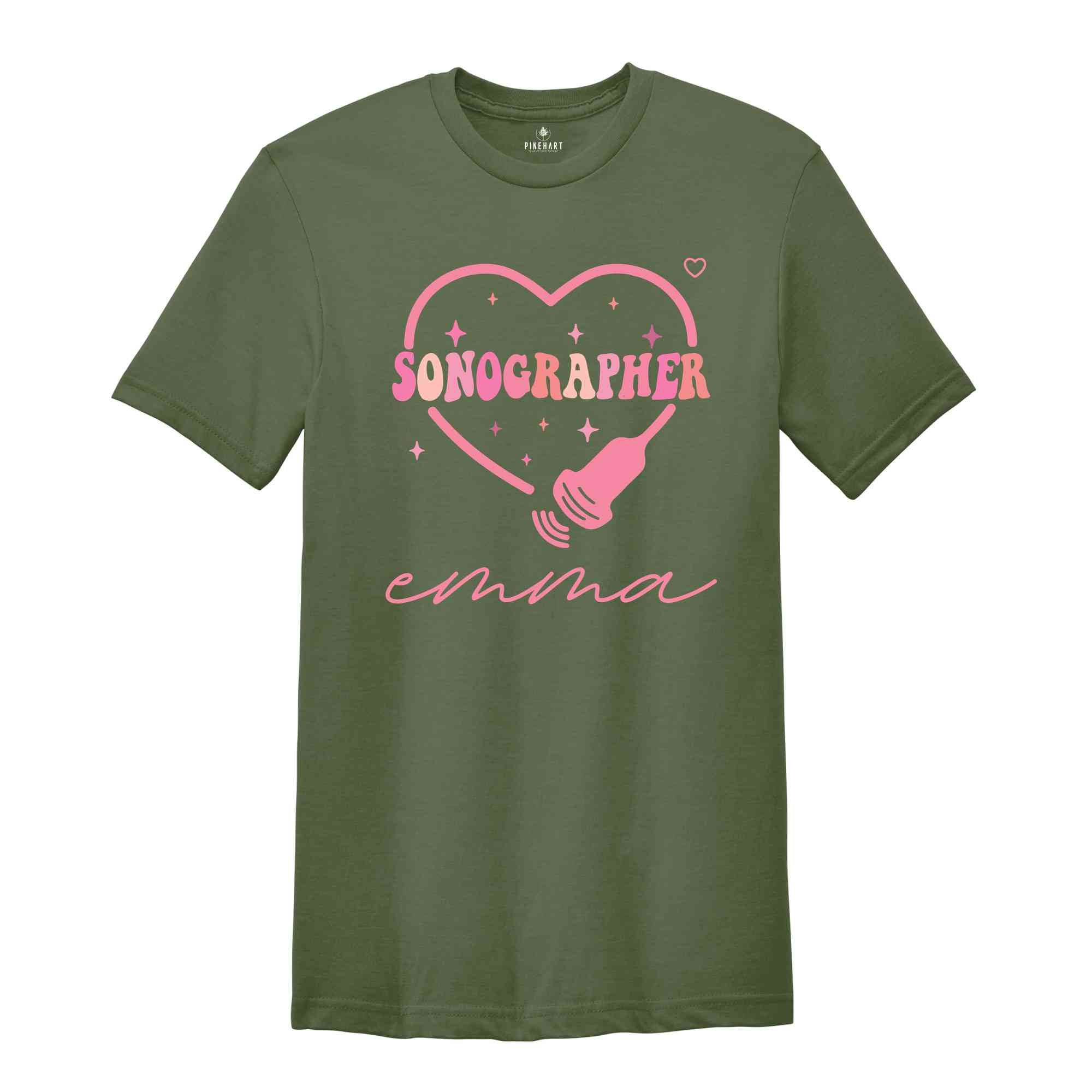 In My Sonographer Era Shirt, Custom Sonographer Shirt, Sonographer Gifts, Cute Shirts for Sonographers, Radiology Shirts, Radiology Gift