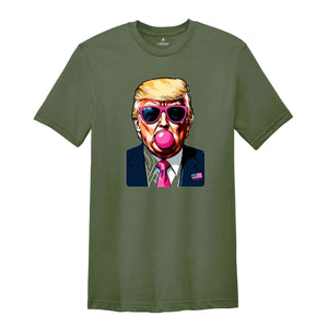 Bubble Gum Trump Shirt, Trump 2024 Shirt, Vote for Trump Shirt, Political Shirt, Election Day Shirt, Make America Great Again Tee