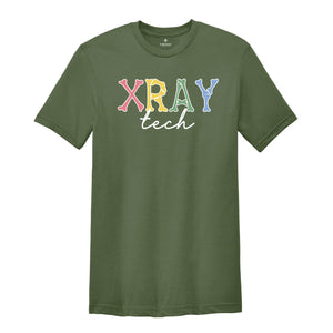 X-ray Tech Shirt, Bone Letter Shirt, Radiology Tech Shirt, Rad Tech Shirt, Radiology Technologist Shirt, Ct Gift