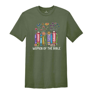 Women Of The Bible Shirt, Bookworm Tee, Librariam Shirt, Book Lover Shirt, Booktrovert Shirt, Book Lover Gift, Christian Shirt, Faith Shirt