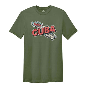 Retro Cuba Shirt, Cuba Travel Shirt, Country Travel Shirt, Shirt For Traveler, Travel Lover Gift, Travel Tee, Trip Shirt