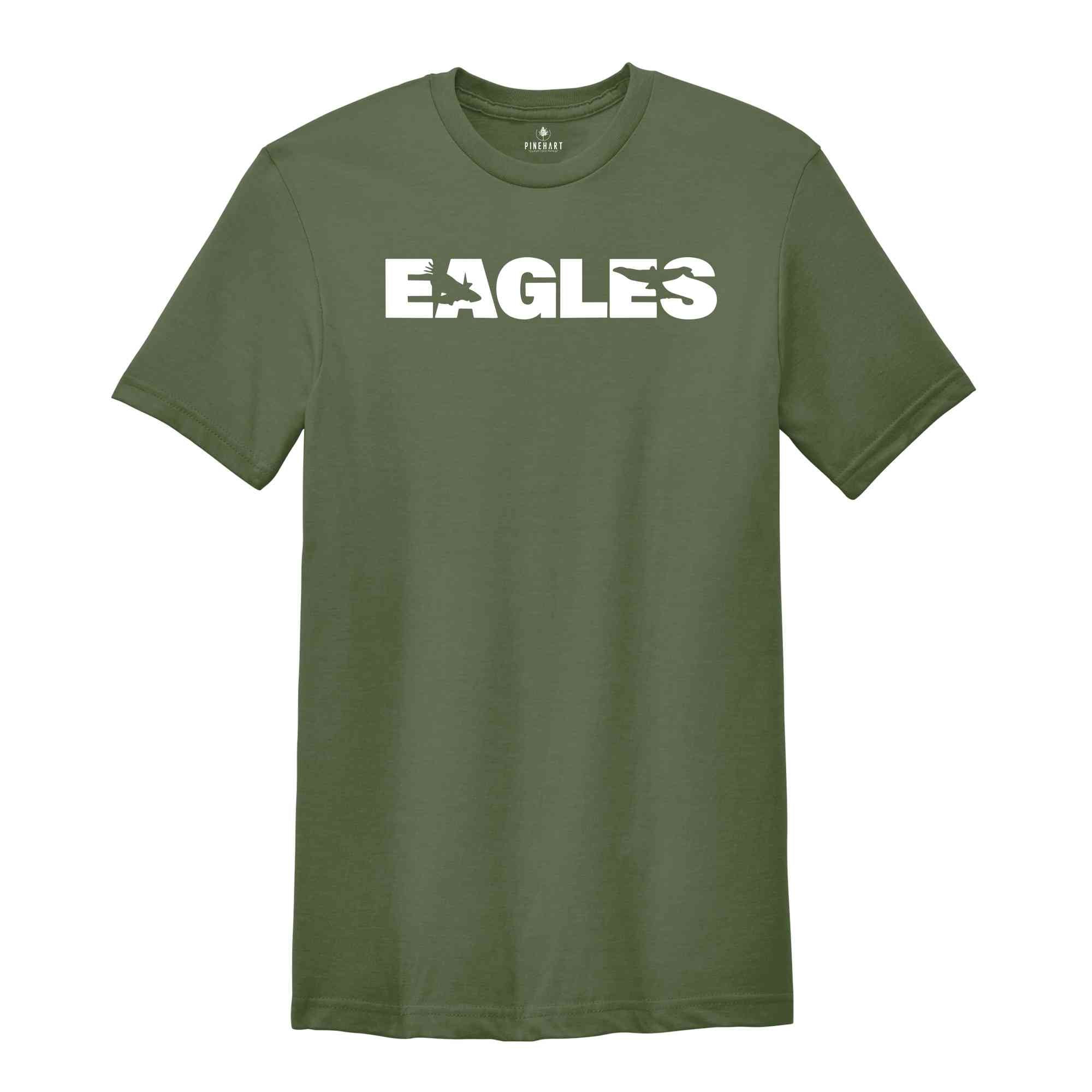 Eagles Shirt, Eagles School Shirt, Eagles Team Shirt, Team Mascot Shirt, Custom Mascot Shirt, Art Mascot Shirt, Mascot Team Shirt