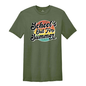 School's Out For Summer T-Shirt, Last Day of School Shirt, End Of School Year Gifts, Vacation Mode Tee, Teacher Summer Shirt