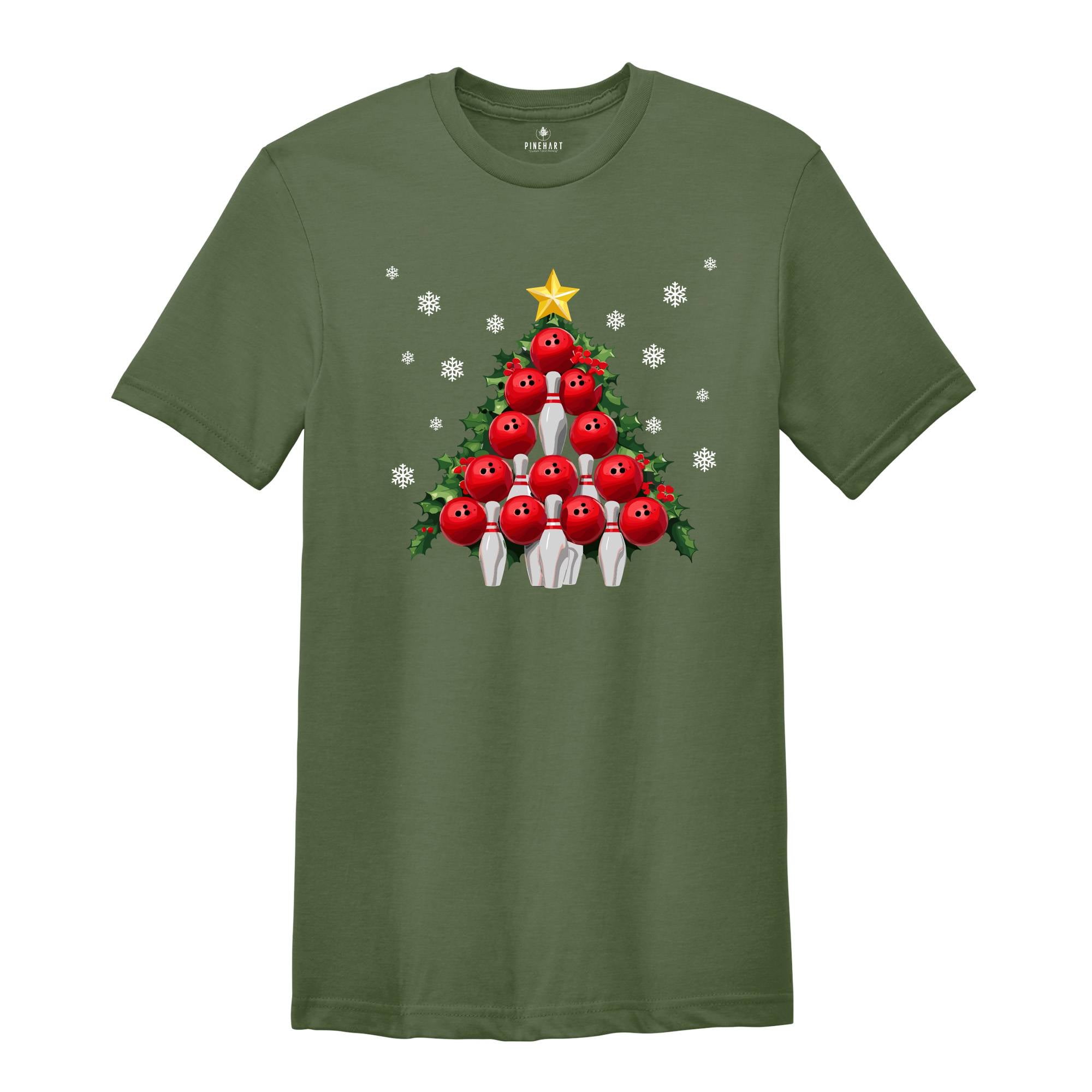 bowling christmas shirt, bowling christmas ornament, Christmas Bowling Ball Funny Sport Xmas, Bowling Christmas Tree Shirt,Bowling Shirt