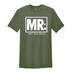 Custom Mr And Mrs Shirt, Just Married Shirt, Honeymoon Shirt, Wedding Shirt, Wife And Hubs Shirts, Just Married Shirts, Couples Shirts