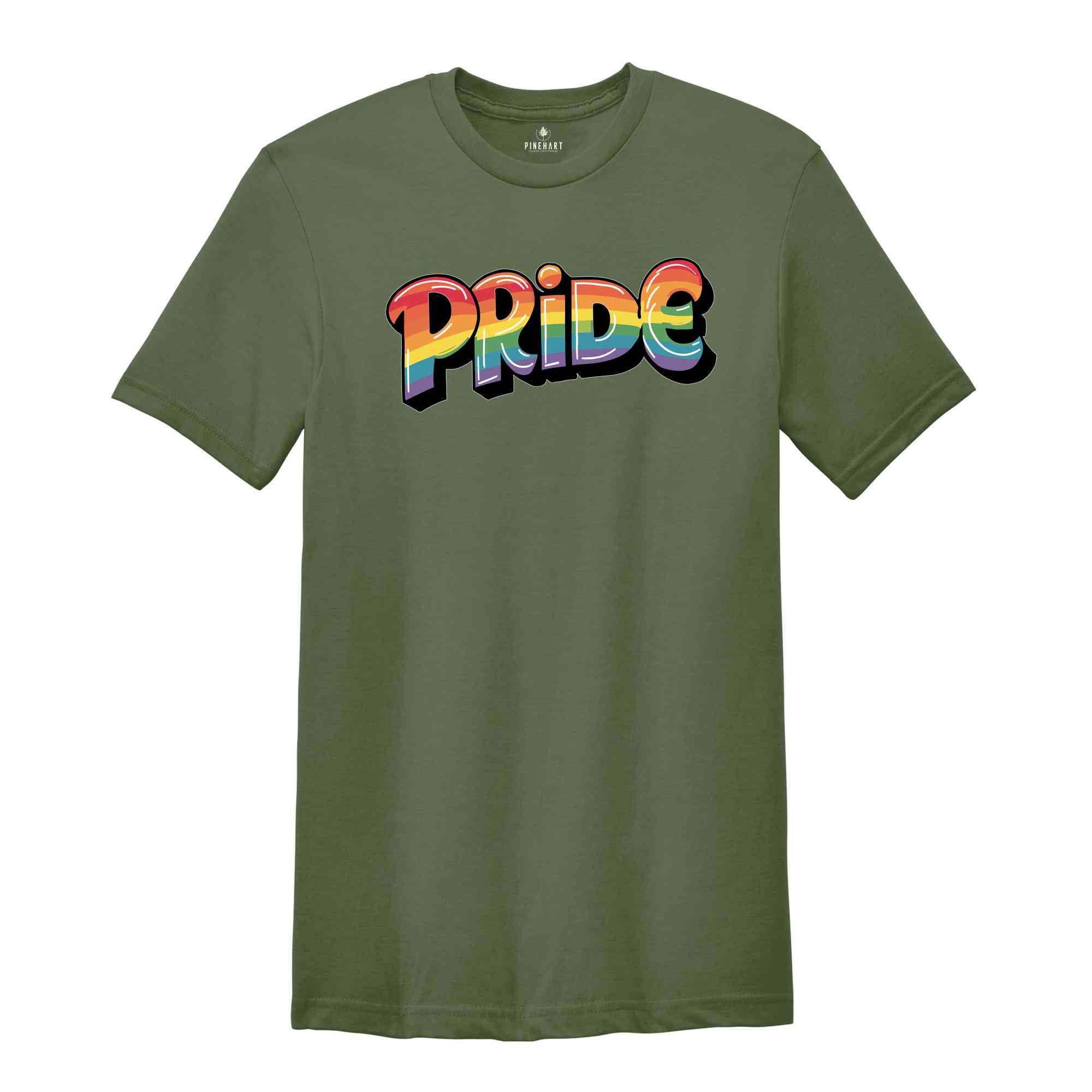 Pride Shirt, Pride Ally Shirt, Pride Month Shirt, LGBTQ Gift Tee, Gay Pride Shirt, Equality Shirt, Human Rights Shirt