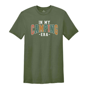 In My Camping Era Shirt, Retro Camping Shirt, Camper Shirt, Adventurer Shirt, Nature Lover Shirt, Vacation Shirt, Family Camping Shirt