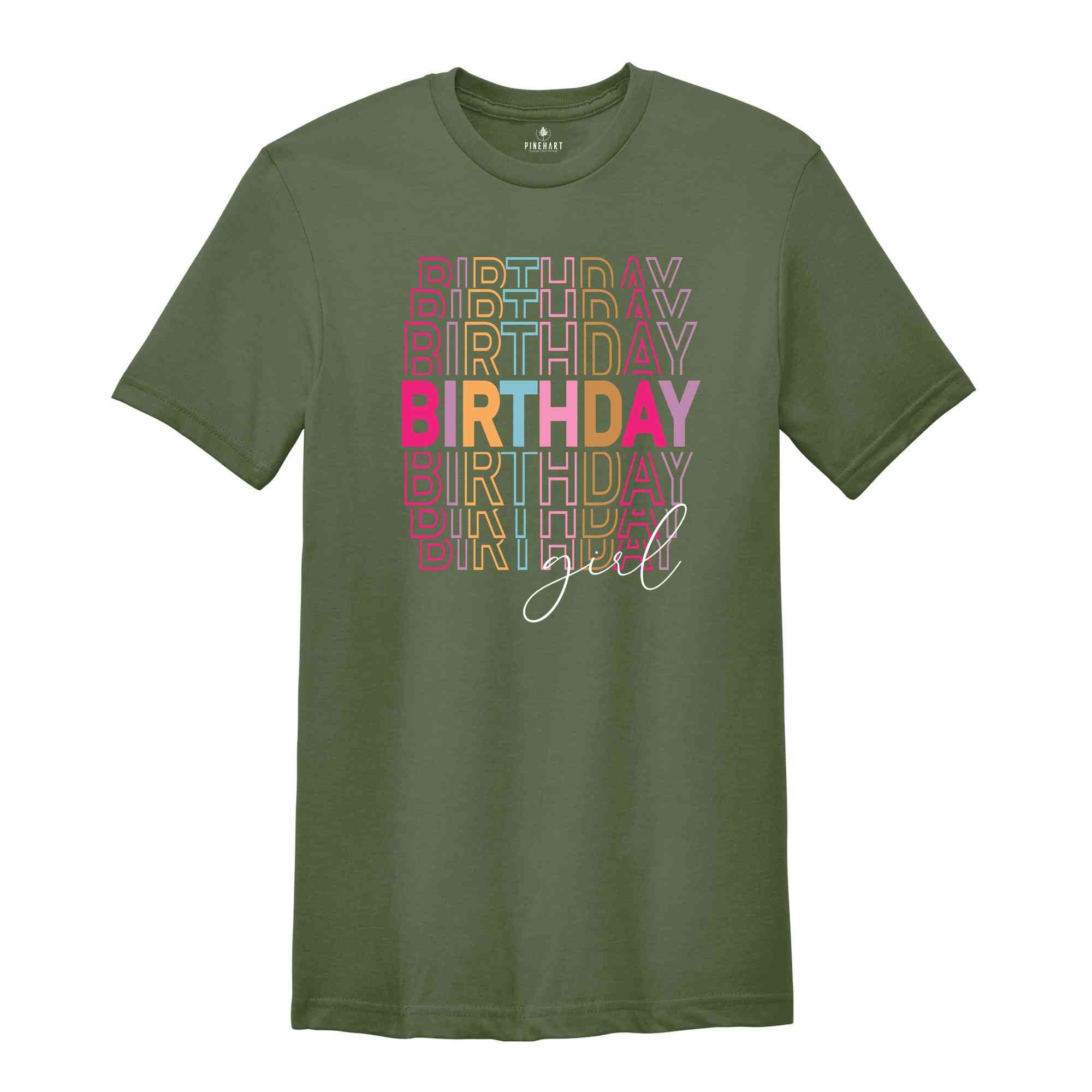 Birthday Girl T-Shirt, Birthday Party Girl Shirt, Birthday Girl Gifts, Bday Party Shirt, Birthday Shirt