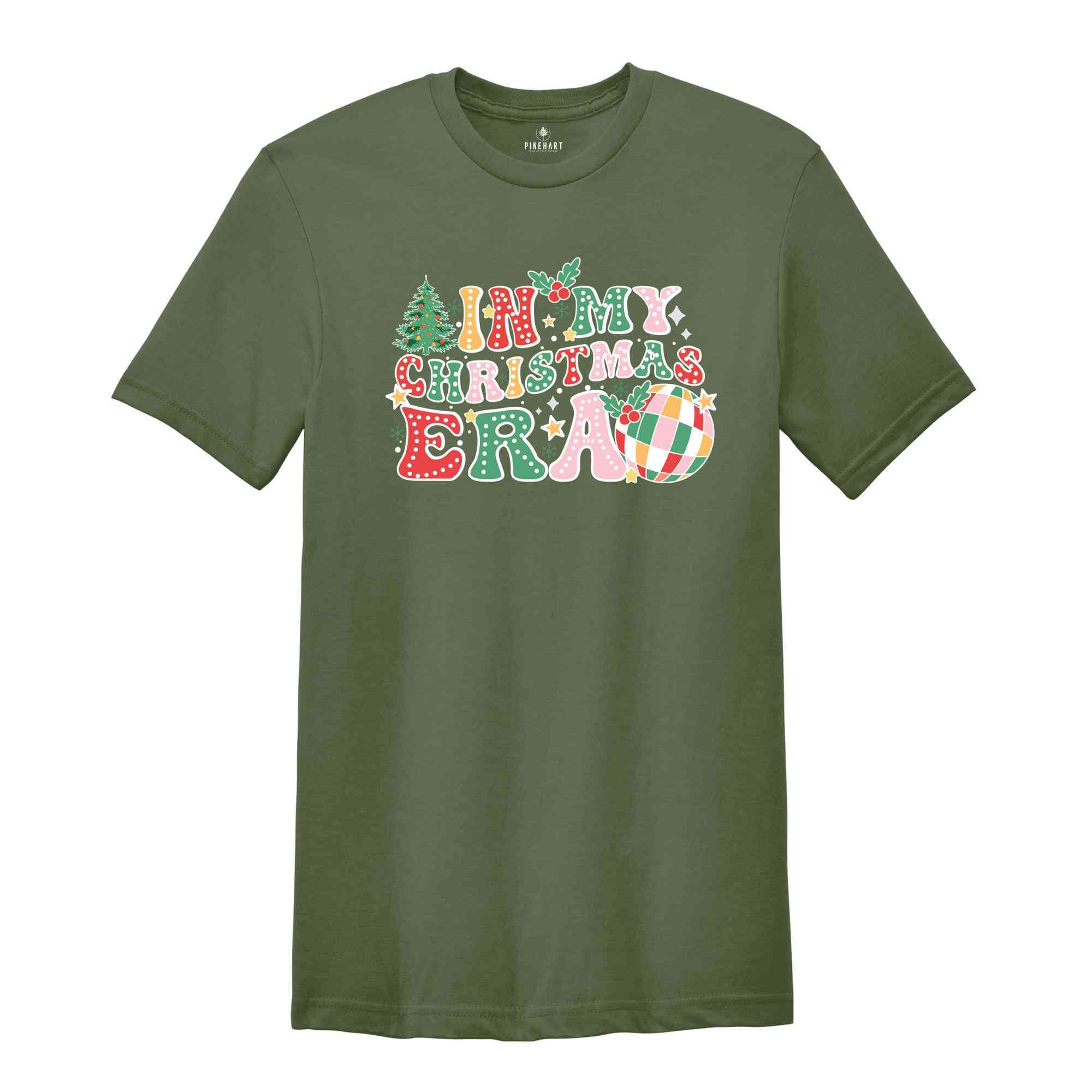 In My Christmas Era Shirt, Retro Christmas Shirt, Christmas Shirt, Happy Christmas Shirt, Vintage Christmas Shirt, Christmas Tree Shirt