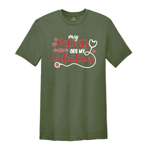 My Patients Are My Valentine Shirt, Nurse Valentines Day Shirt, Cute Nurse Shirt, Cute Nurse Gift, Gift For Girlfriend, Funny Nurse Shirt