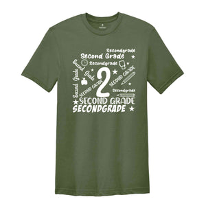 2nd Grade Shirt, Second Grade Shirt, School Team Shirt, Grade Shirt, Teacher Shirt, Grade Teacher Shirt, Teacher Life Shirt, Teacher Gift