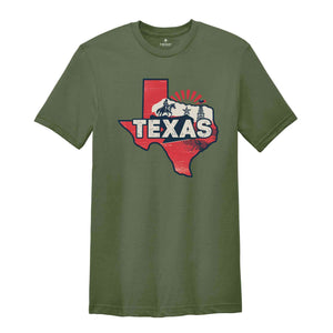 Retro State Of Texas Shirt, State Of Texas Shirt, State Shirt, Texas Shirt, Texas Lover Shirt, Family Trip Shirt, Travel Shirt