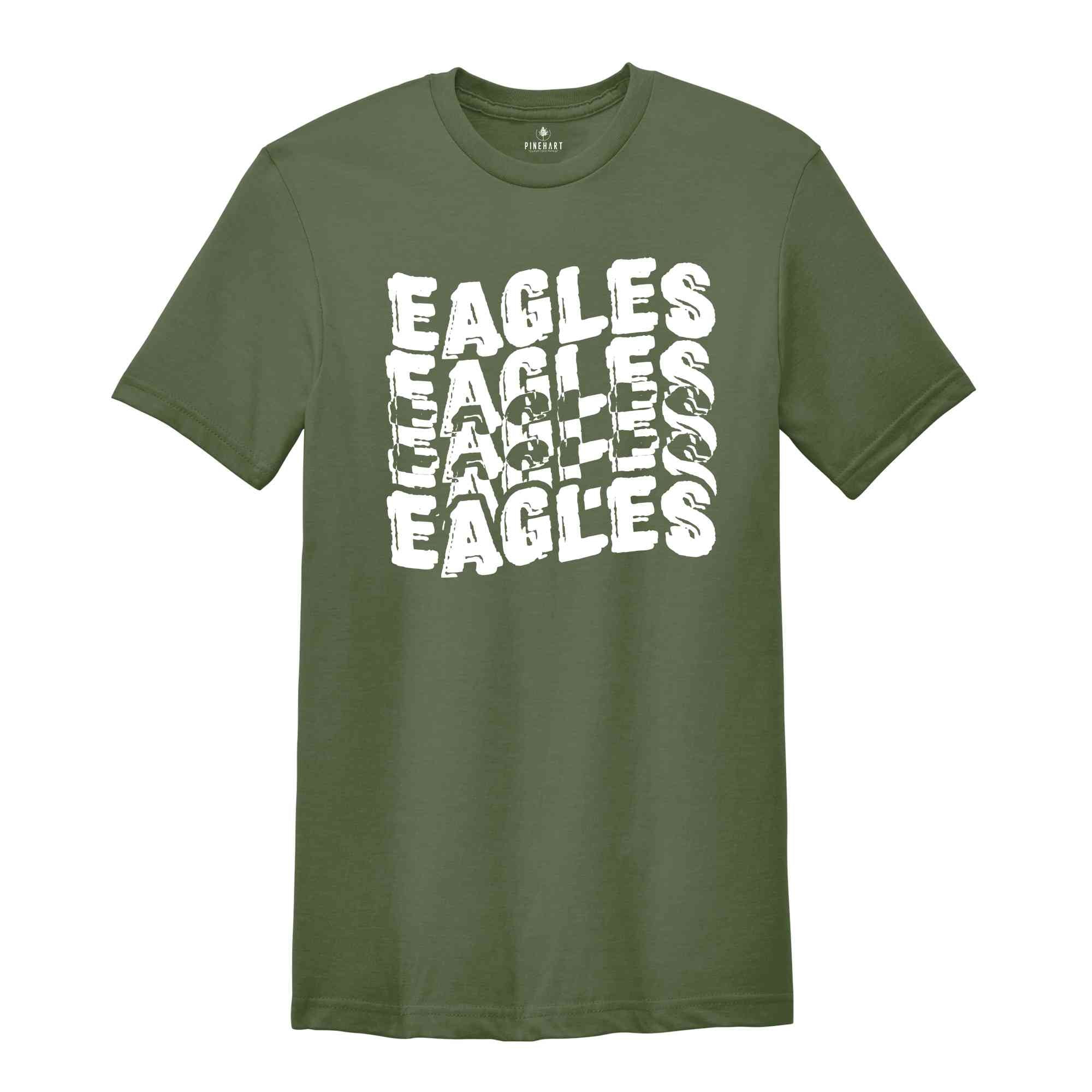 Team Mascot Shirt, Eagles Team Shirt, Eagles Football Shirt, Eagles Fan Shirt, Eagles School Shirt, Eagles School Spirit, Eagle Mascot Shirt