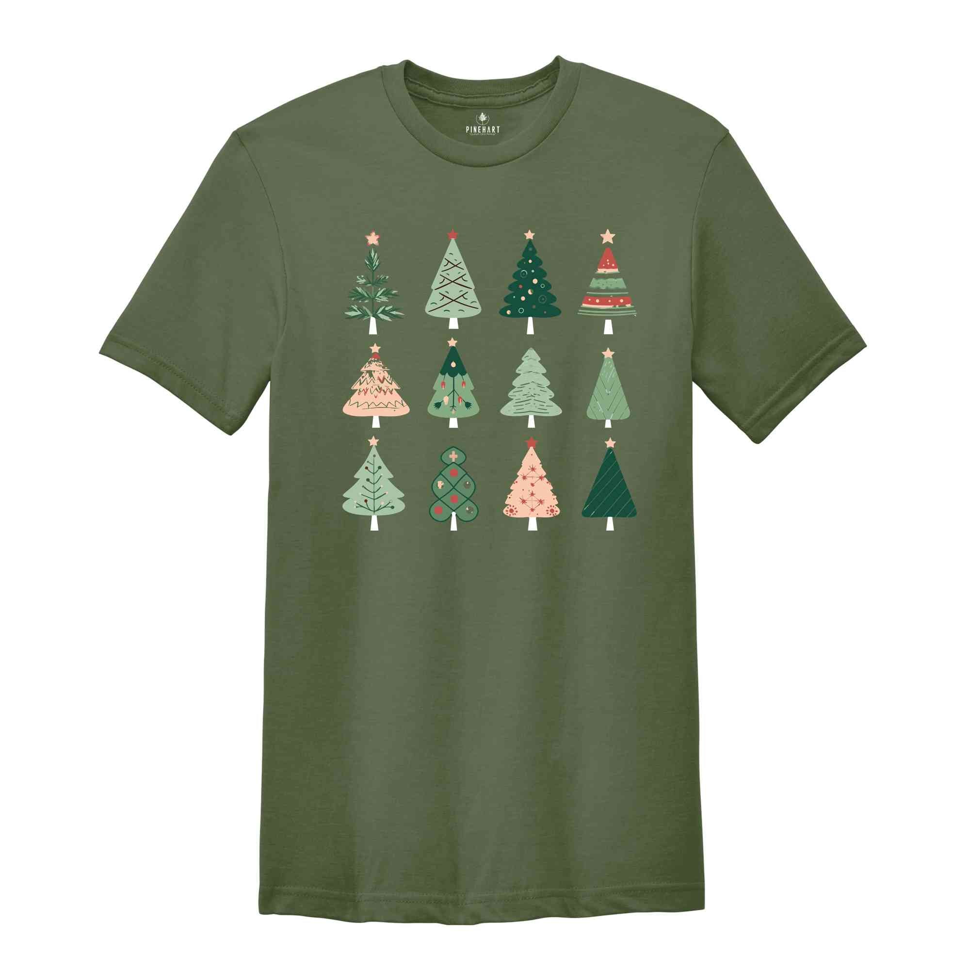 Christmas Trees Shirt, Christmas Shirt, Christmas Gifts, Cute Christmas Tee, Christmas Shirt, Christmas Sweatshirt