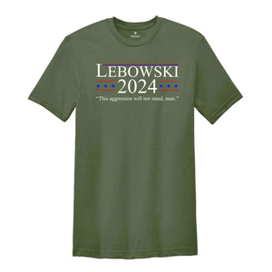 Men's Lebowski 2024 Shirt, Funny Lebowski Quote Shirt, USA Politics 2024 Election Shirt, Movie Inspired Pop Culture Shirt, Political Shirts